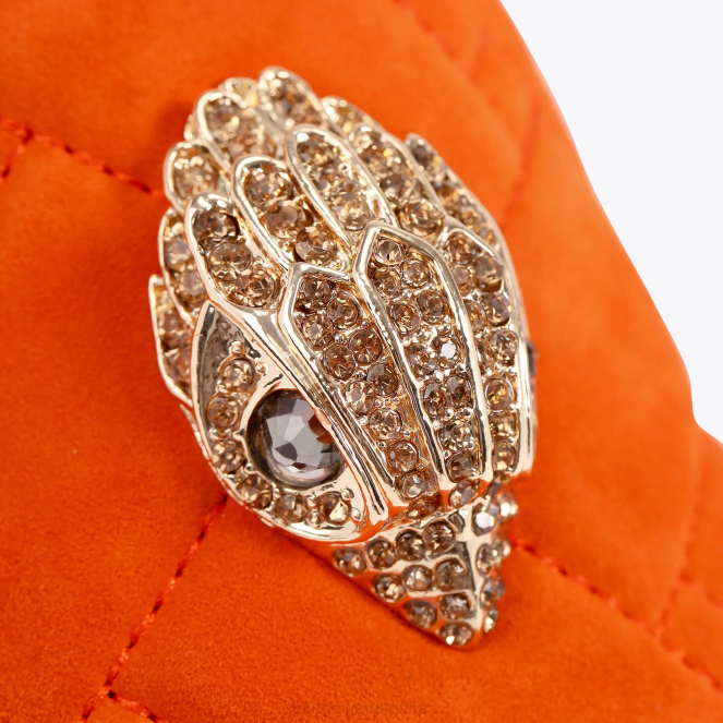 Kurt Geiger mujer mules con cuña kensington de Londres 2LPR287 | calzados naranja